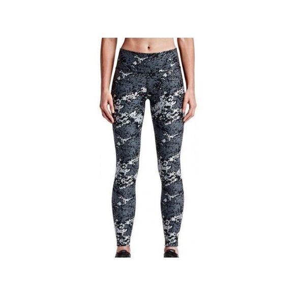 Nike Women's Legend Poly Drift Leggings Dri-Fit Running Tights XL NWOT - Picture 1 of 9